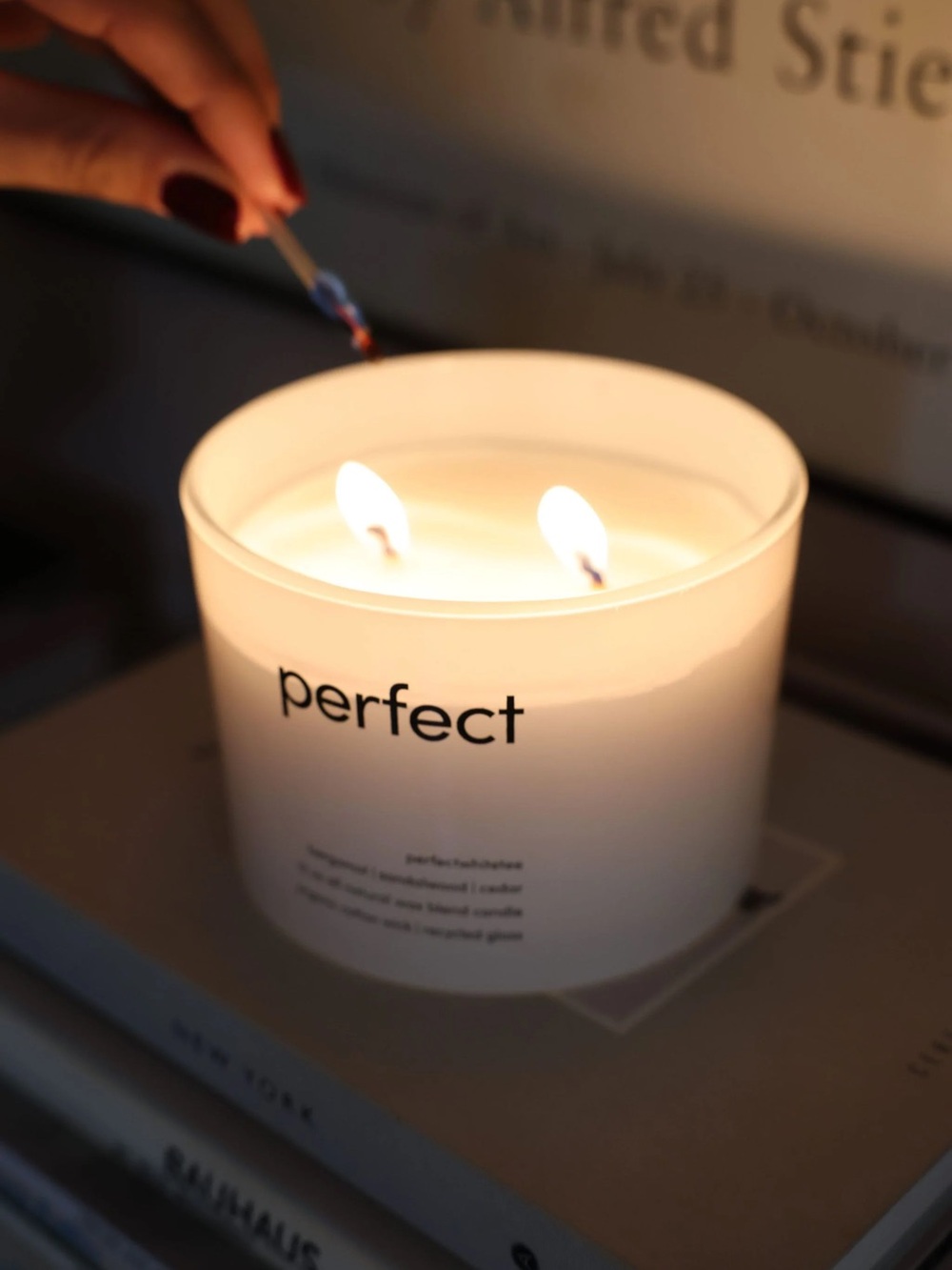 perfectwhitetee perfect candle signature scent candle